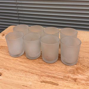 Frosted Tealight Candle Votives